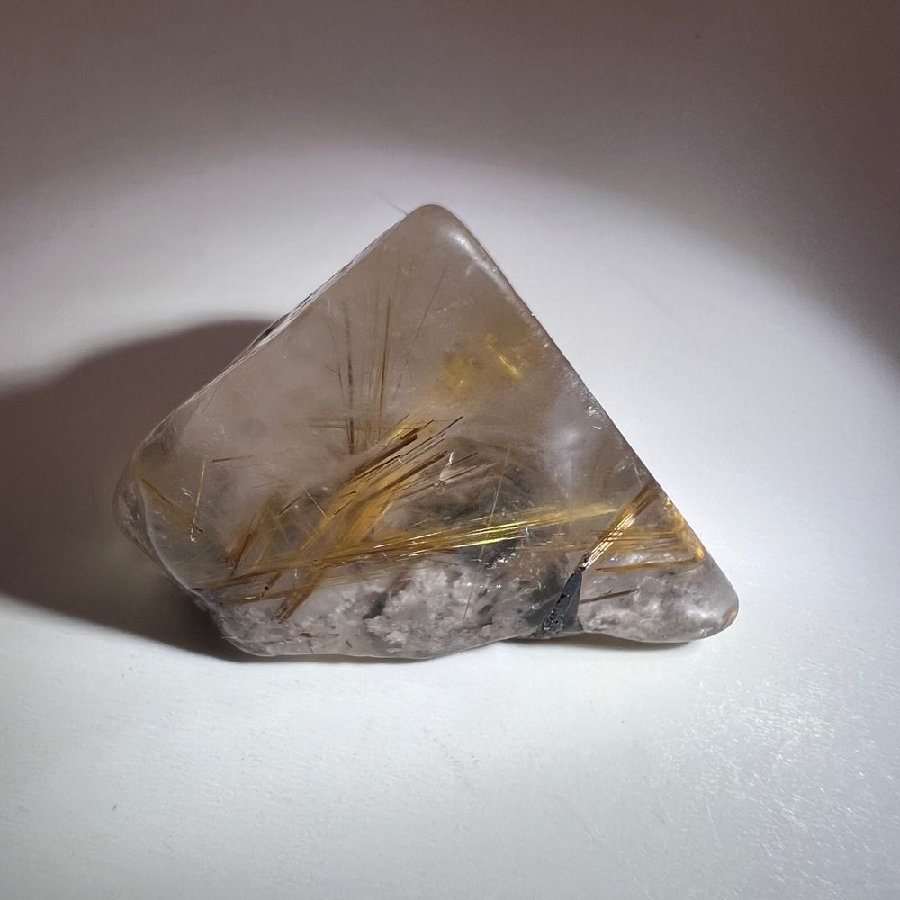 Golden Rutilated‎ Quartz Crystal Freeform - Picture 6 of 12